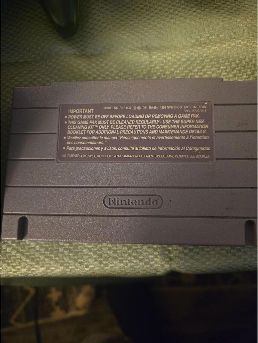 Mortal Kombat (Super Nintendo, SNES) Authentic Game Cartridge - Picture 2 of 3